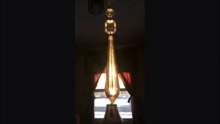 ╭დ╯✨Beautiful crystal prism with golden hour sun setting on it✨╭დ╯