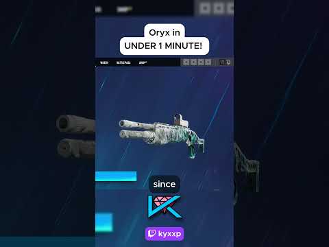 ORYX in UNDER 1 MINUTE! #shorts #rainbowsixsiege #siege #r6s #rainbow #ubisoftpartner #twitch