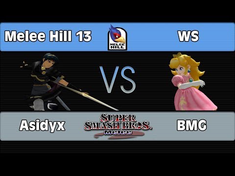 Melee Hill 13: Asidyx (Marth) Vs. BMG (Peach) - WS