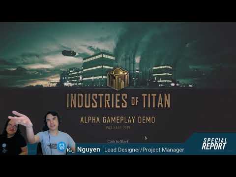 BYG TV Special Report: Industries of Titan PAX City Building Demo Playthrough (Recorded 2019 04 26)