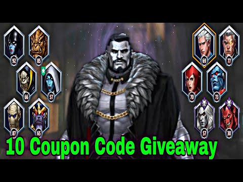 10 Coupon Code Giveaway And Colossus WBU One Shot Guide - Marvel Future Fight