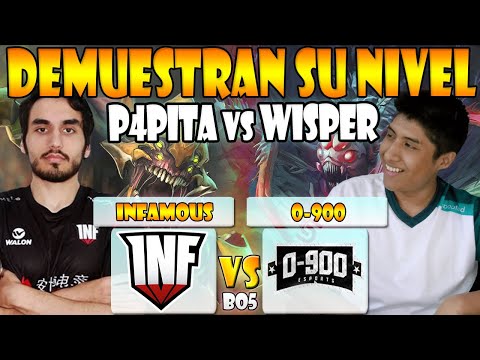0-900 VS INFAMOUS BO5[GAME 2]GRAN FINAL-WISPER VS PARKER - BITEL TRUE FIGHTERS - DOTA 2 PRO
