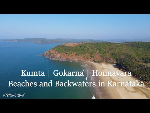 Kumta | Gokarna | Honnavara | Beautiful Beaches in Karnataka | Backwaters in Karnataka | Aerial Shot