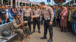 Download lagu Deputy Police Chief Disguise as Blind Beggar at Station — Police Ask for Money Instead, Shocking ... mp3