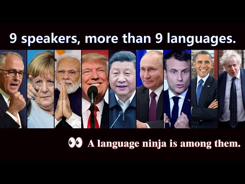 World Leaders Speaking Other Languages