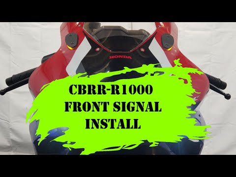 New Rage Cycles Installation Honda CBR1000RR-R Mirror Block Off Turn Signals