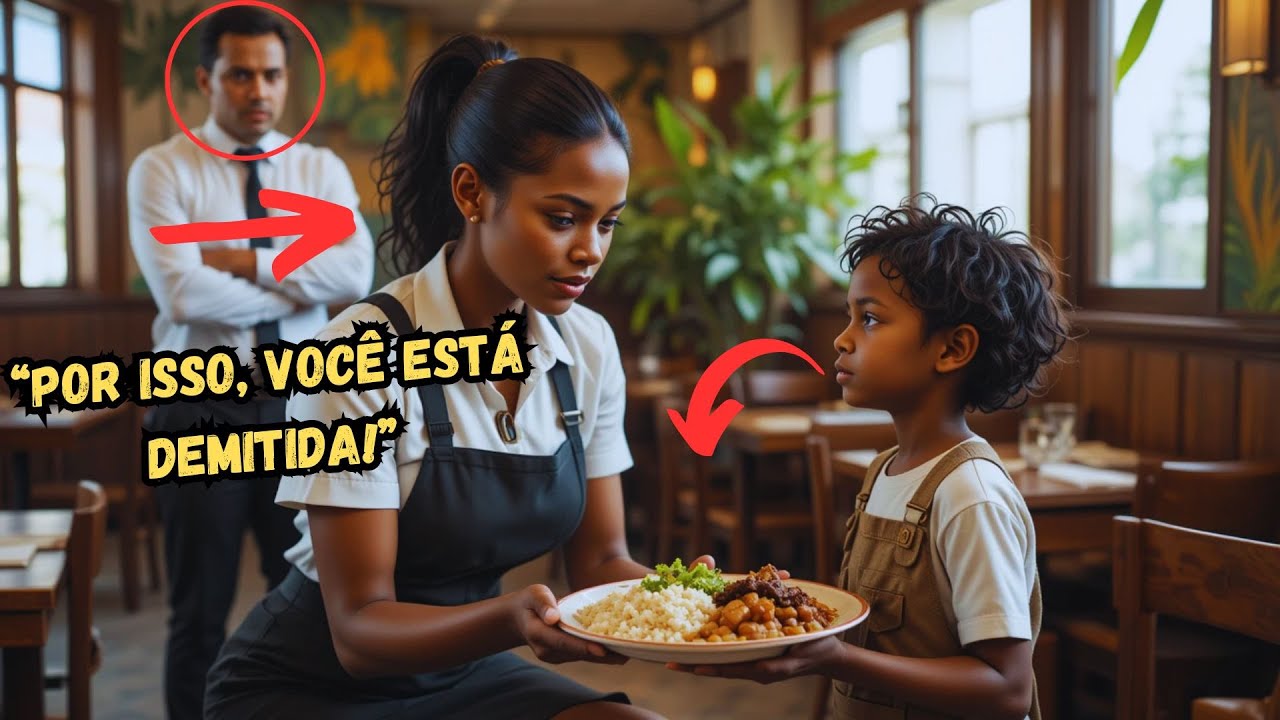 Garçonete Negra Alimenta um Menino de Rua, É DEMITIDA e Então Algo Surpreendente Acontece