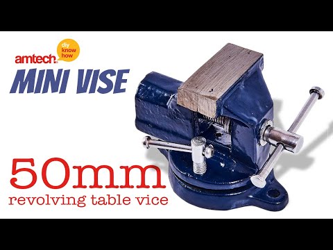 📦 Rusty Amtech mini table Vise from China. How to Review of Vice.