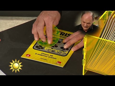 Köpte lott spontant - här skapar han fram vinsten - Nyhetsmorgon (TV4)