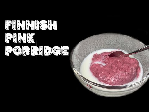 Finnish pink porridge?! Visipuuro step by step