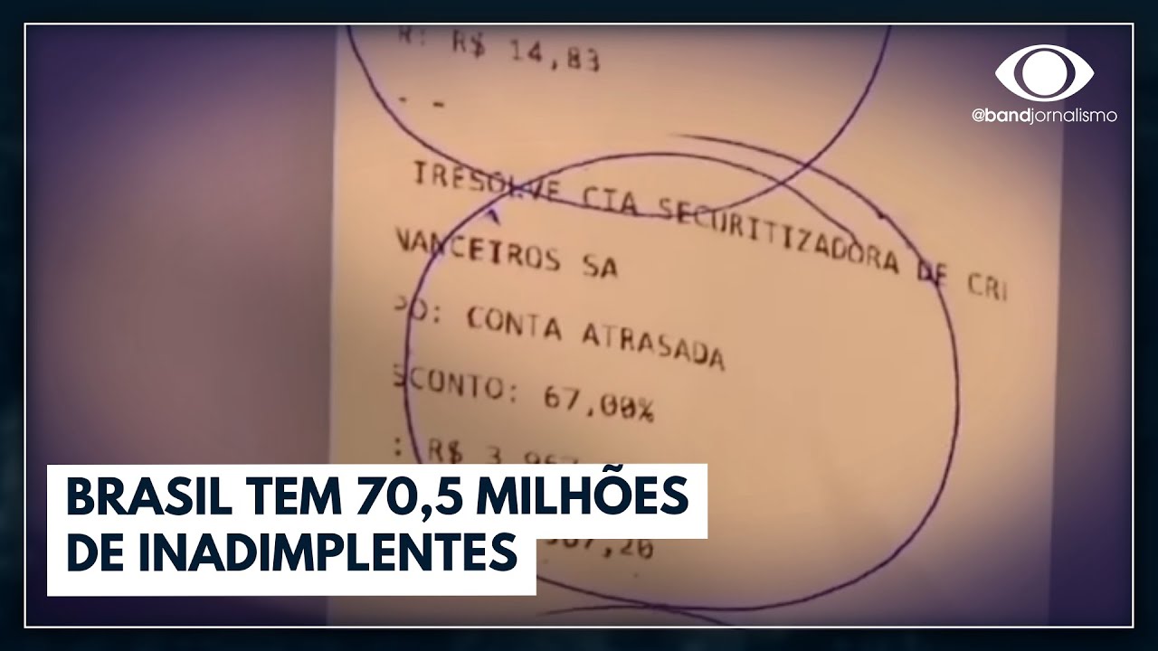 Brasil tem 70,5 milhões de inadimplentes | Jornal da Band