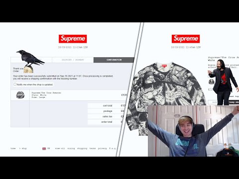 Supreme FW21 Week 4 - Live Cop - How Slow Can You Go... (Manual Checkout)