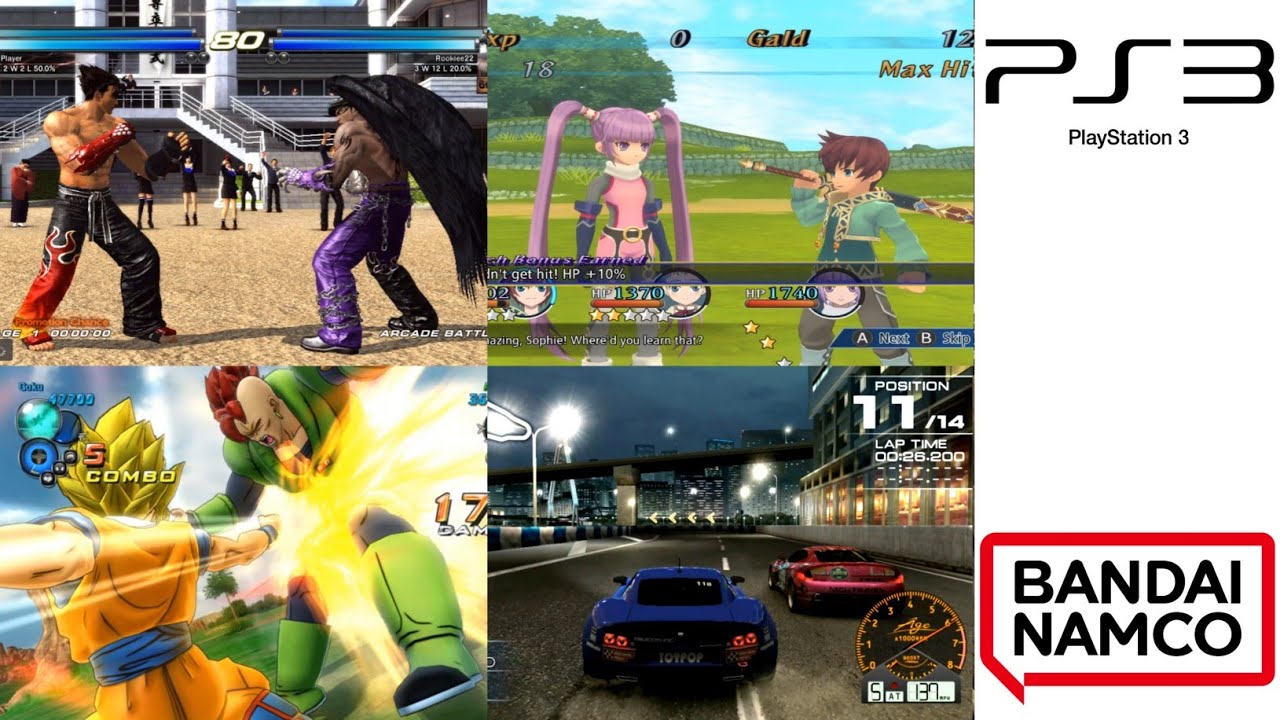 Top 30 Best Bandai Namco Games for PS3 [Recommended]