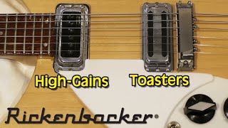 Video thumbnail for Rickenbacker Pickups - High Gain vs Toasters (Creamery Mid '63s) by Joe Perkins