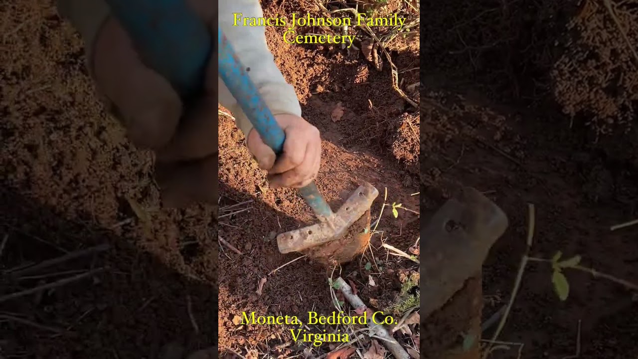 Unearthing markers at the Francis Johnson Family Cemetery