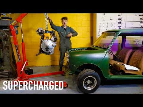 Fitting A SUPERCHARGED MINI ENGINE - Big Bogey Part 11