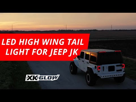 How to Install LED High Wing Tail Light for Jeep Wrangler JK | XKGLOW Lights