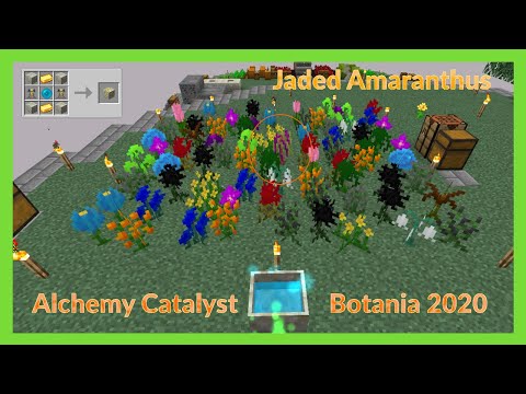 Botania 2020 Catalítico! Alchemy Catalyst GoG! Flor Jaded Amaranthus! Garden of Glass en Español!