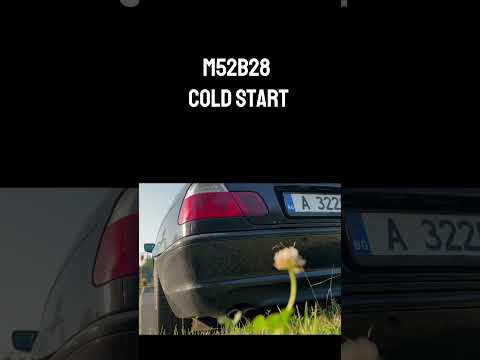 BMW 328Ci cold start