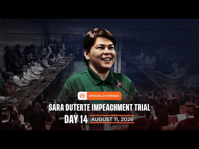 SPECIAL COVERAGE: Impeachment trial of Sara Duterte