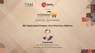 Address by P. Jayakumar (Apollo Pharmacies, RAI Hyderabad Chapter) | HRS 2026