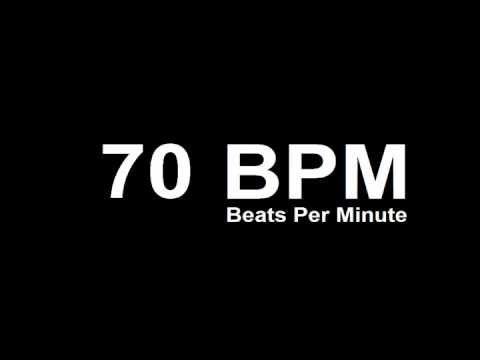 70 BPM Beats Per Minute Metronome Click Track