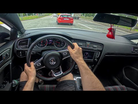 2016 Volkswagen Golf GTI (Stage 1 ~310 hp) - POV TEST DRIVE