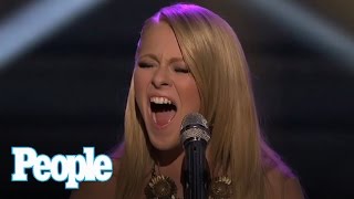 Hollie Cavanagh On Josh Ledet's Breakdown During Her Final Idol Performance | People video