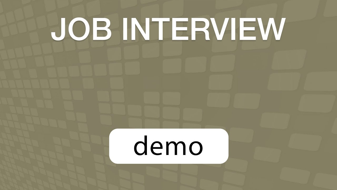 GoVenture JOB INTERVIEW simulation DEMO VIDEO
