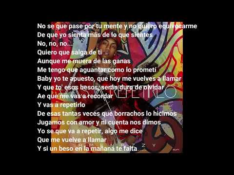 Vas a repetirlo letra