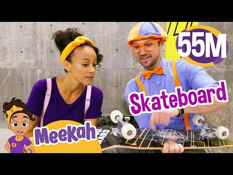 Meekah and Blippi at Woodward Skate Park | Educational Videos for Kids | Blippi and Meekah Kids TV
