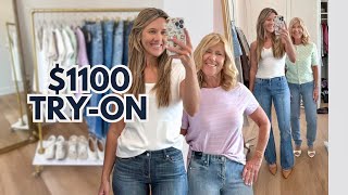 WHITE HOUSE BLACK MARKET TRY-ON HAUL | $1,100 Mom & Daughter Outfit Styling