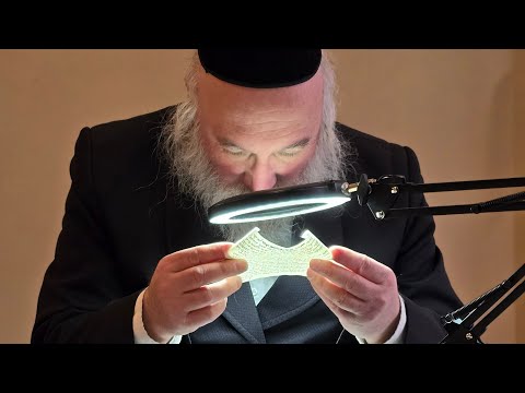 Mezuzah checking with convenient same-day service!watch till the end. how he found a פסול mezuzah!