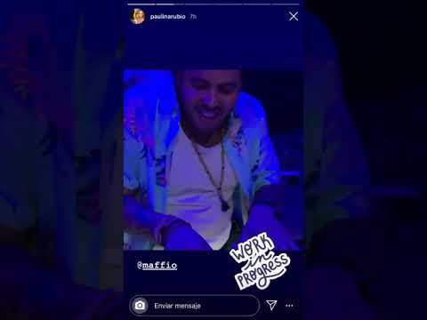 Paulina Rubio teases her new single “Me Gusta” featuring Maffio on Instagram stories