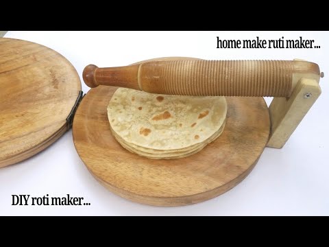 How to make a Roti maker at home || chapati maker from wooden.