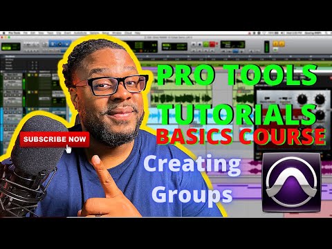 First time using Pro Tools: Creating Groups for mixing