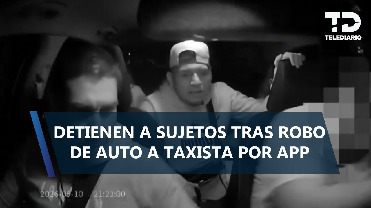 Detienen a presuntos integrantes de “Los Morris” tras robo de vehículo a taxista por aplicación