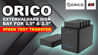 ORICO HARD DISK BAY DS500U3 EXTERNAL DATA STORAGE SPEED TRANSFER REAL WORLD  TEST + FAN NOISE