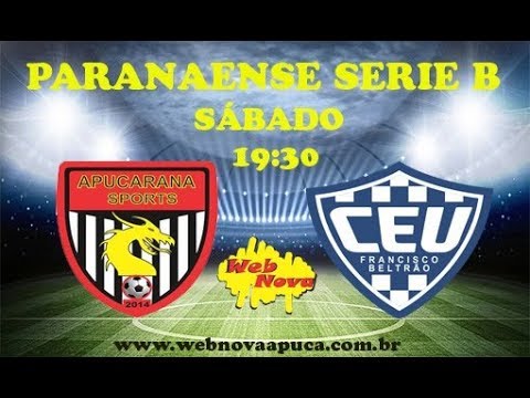 Apucarana Sports 1x0 CE Uniao |AO VIVO| PARANAENSE SERIE B