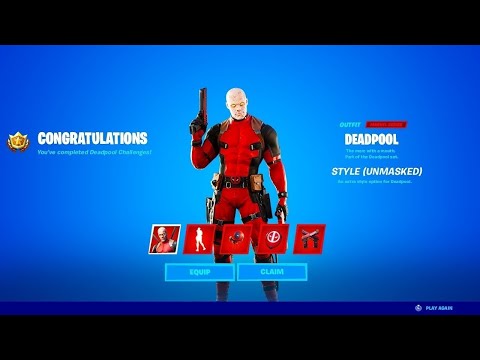 SFIDE DEADPOOL SETTIMANA 8 📌 COME RISCATTARE LO STILE SENZA MASCHERA DI DEADPOOL !!