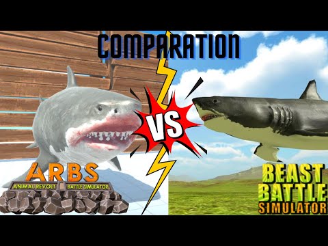 MEGALODON COMPARATION - ARBS VS BEAST BATTLE SIMULATOR