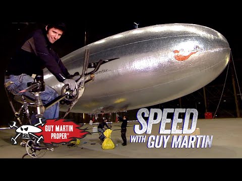 Guy's first time on his human-powered airship | Guy Martin Proper