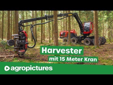 Harvester mit XXL Kran im Einsatz | Komatsu 931 XC mit Impex Kranumbau für schonende Holzernte