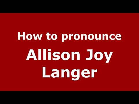 Allison Joy Langer