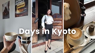 京都で暮らすアラサーの日常🌸 カフェ活, 絵付け作品, 春コーデ紹介🧥♡