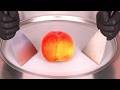 I Made The Most RELAXING Peach Ice Cream Rolls And Here S How ASMR