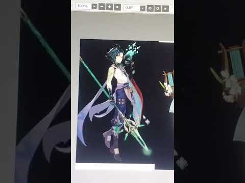 What if Xiao and Venti has a kid 🤔 #genshinimpact