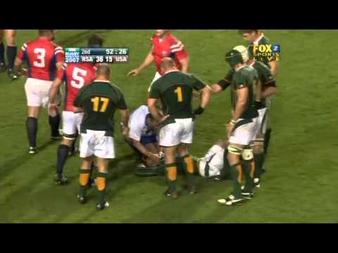 Rugby 2007. Pool A. South Africa v USA