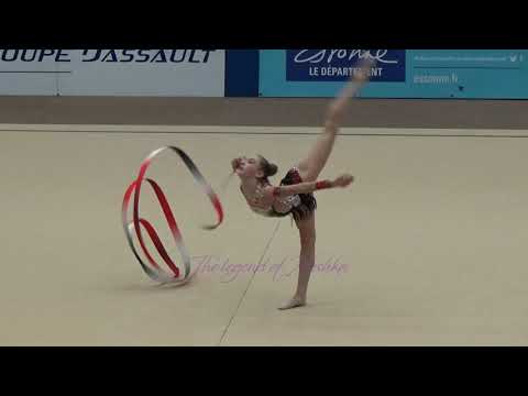 Yulia ISACHANKA (BLR) ribbon - 2018 Corbeil senior EF