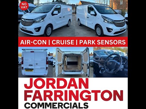 2016 '16 reg' VAUXHALL VIVARO SPORTIVE 2700 SWB L1 1.6 CDTI WITH AIRCON - WALK AROUND